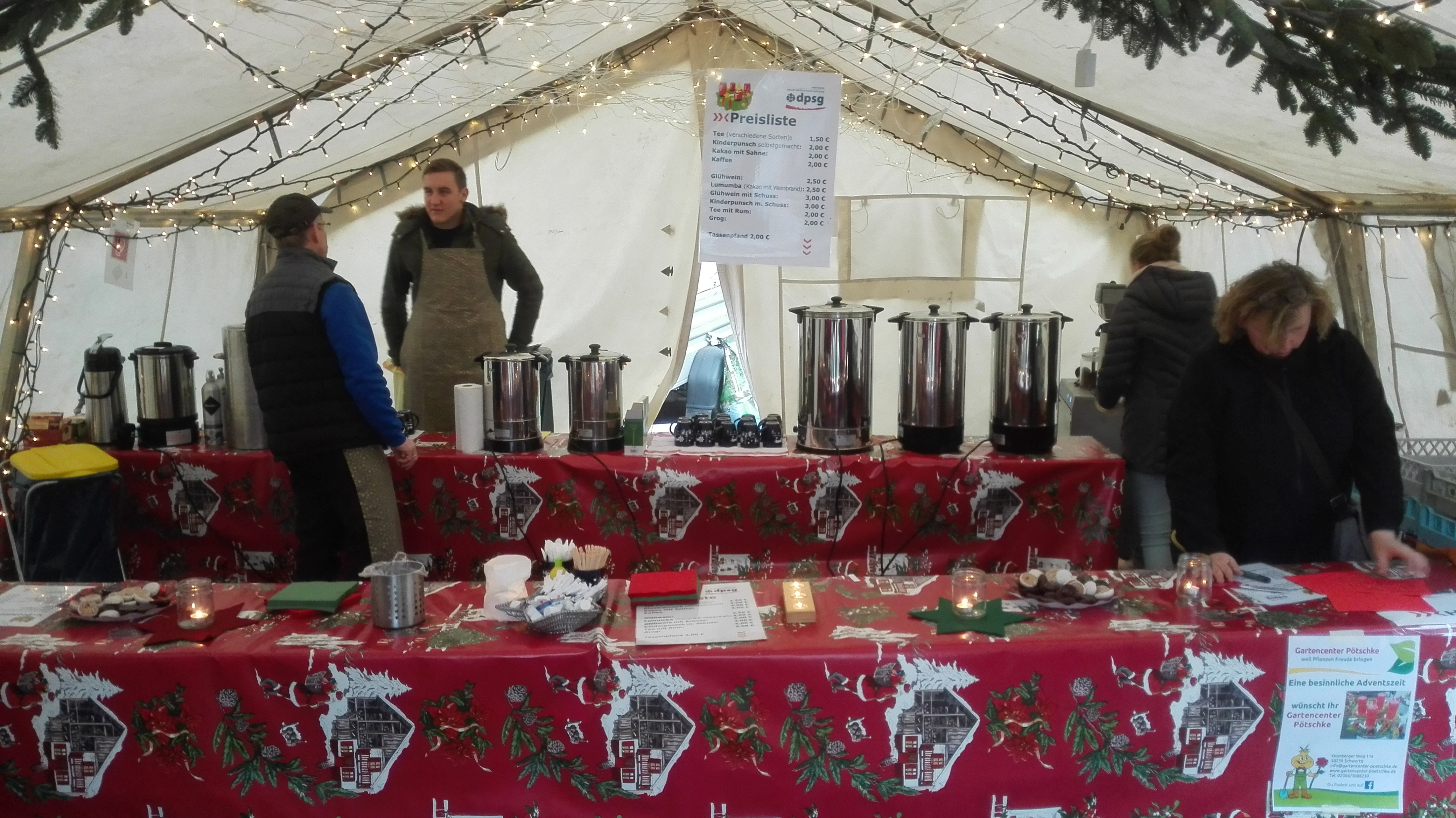 Weihnachtsmarkt-Stand 2017